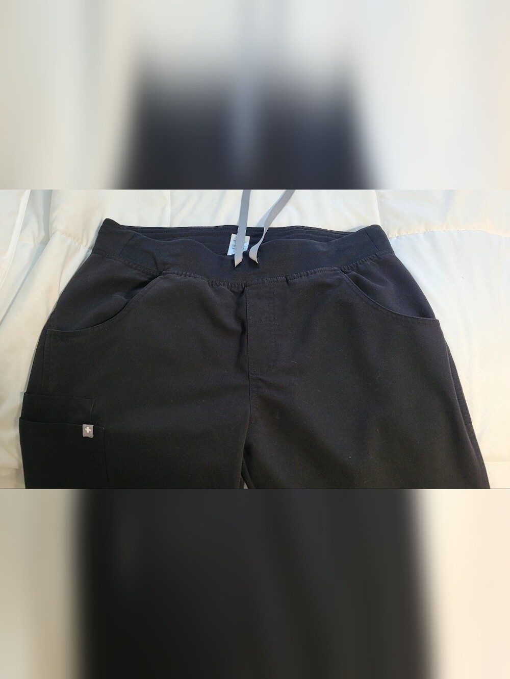 Black, Kade Cargo Scrub Pants, Medium Tall - Picture 13 of 13
